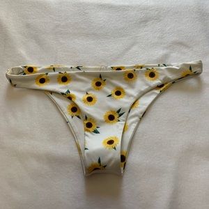 Free People x Skin sunflower printed bikini bottom